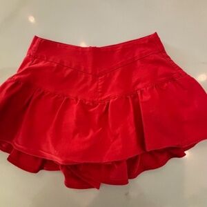 Girls AC Rendon Red Skort Size 12